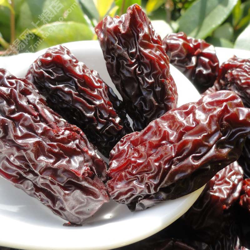5 catties of high-quality black jujube, black jujube, horse tooth jujube, amethyst jujube 500g, full of meat