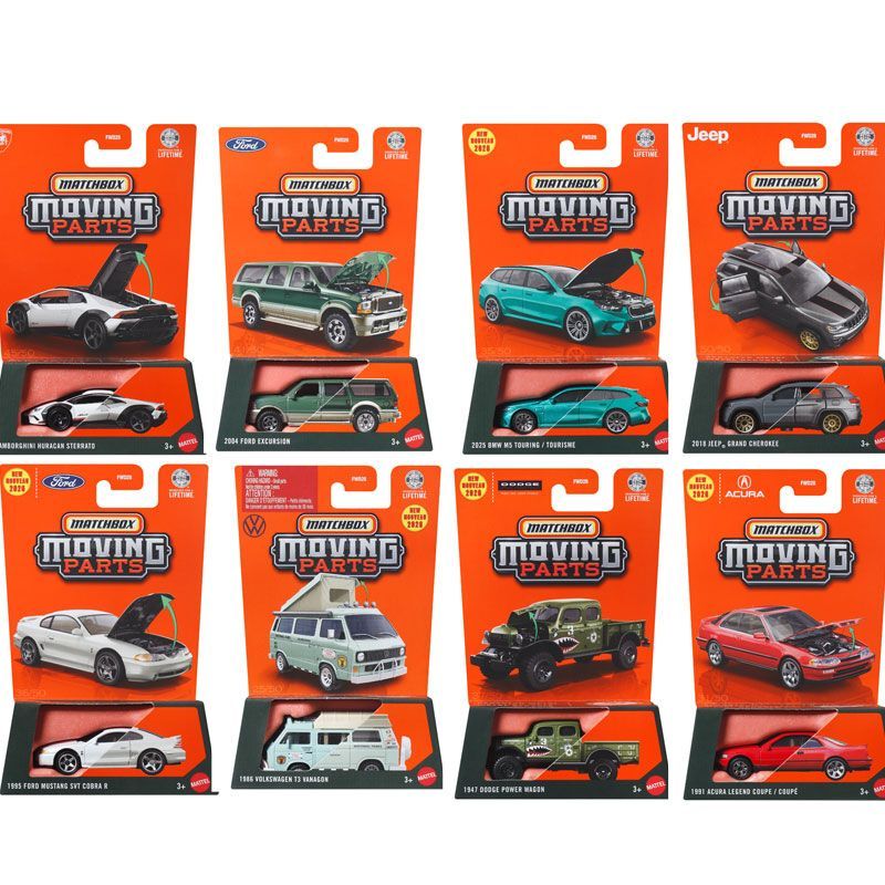 Mattel Matchbox Action Series New Bmw Range Rover Dodge Simulation Alloy Collectible Car Model Fwd28