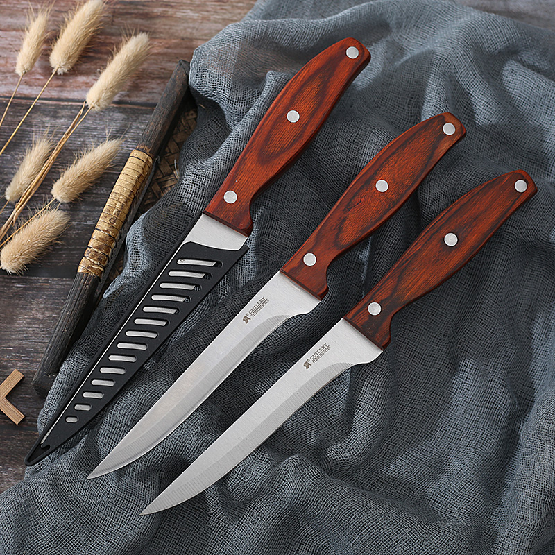 Foreign trade Original single cutter handling Bone Knife Sharpened Cut Meat Knife German Steel Slaughter Shaved Bone Knife-Taobao