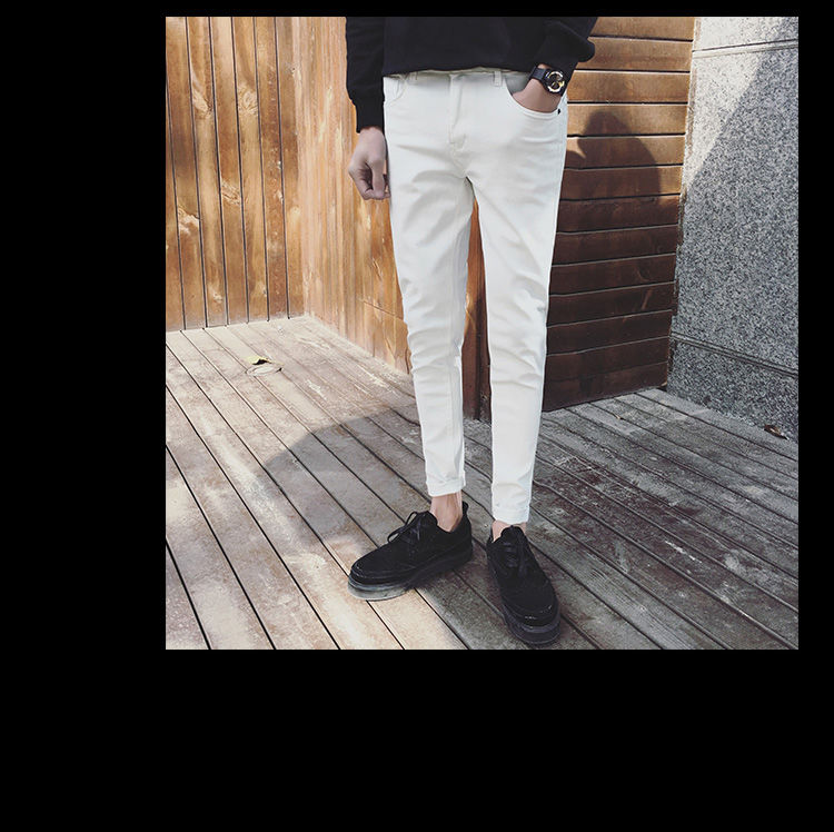 Jeans pour jeunesse pieds Slim pour Quatre saisons - Ref 1462805 Image 9