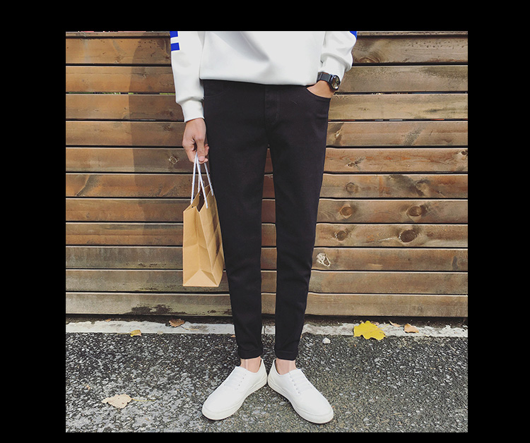 Jeans pour jeunesse pieds Slim pour Quatre saisons - Ref 1462805 Image 15