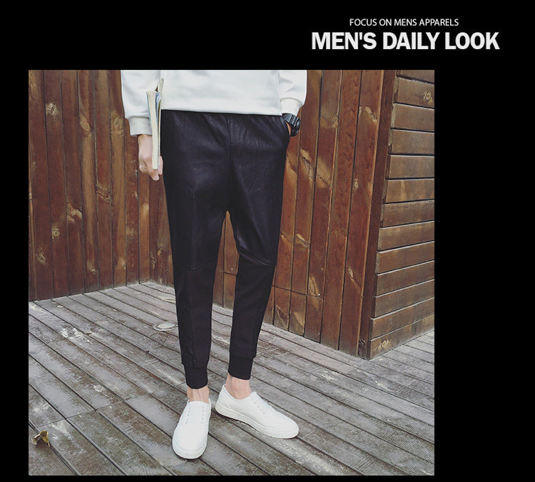 Pantalon cuir homme en vrac pour adolescent pour hiver - Ref 1493916 Image 34