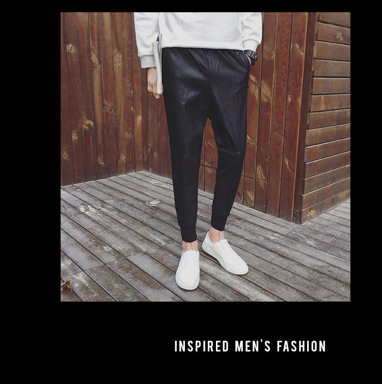 Pantalon cuir homme en vrac pour adolescent pour hiver - Ref 1493916 Image 37