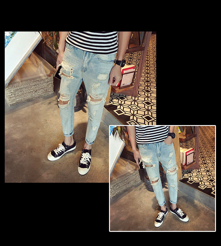 Jeans pour jeunesse pieds Slim BWXD pour été - Ref 1481587 Image 53