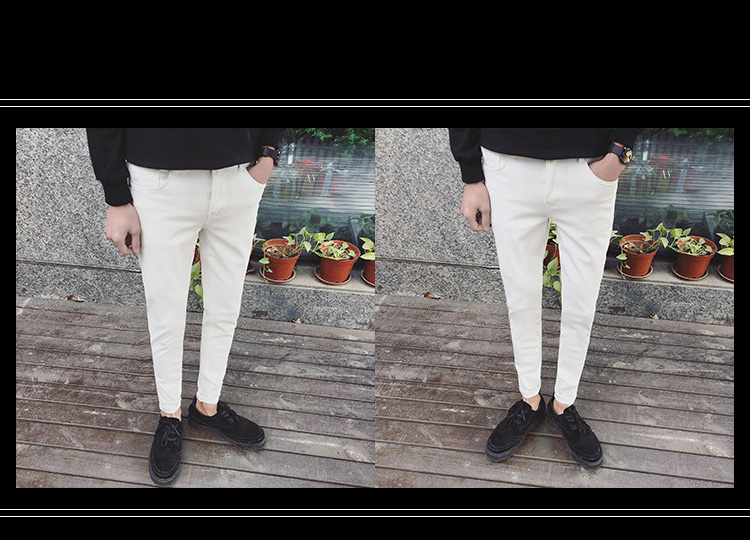 Jeans pour jeunesse pieds Slim pour Quatre saisons - Ref 1462805 Image 10