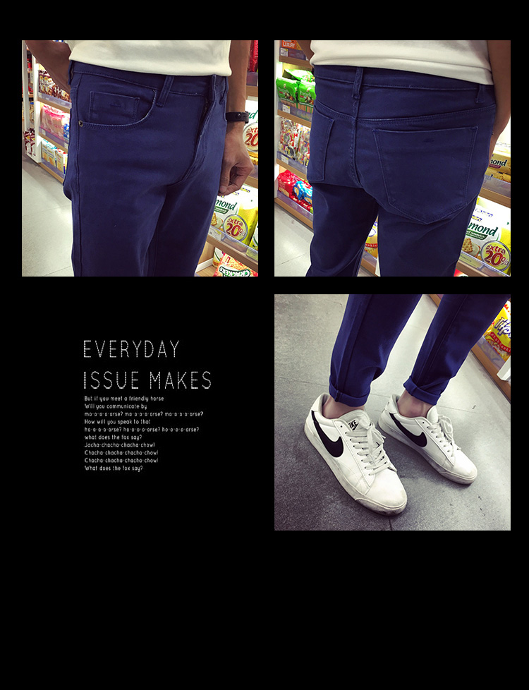 Jeans pour jeunesse pieds Slim pour Quatre saisons - Ref 1462805 Image 32