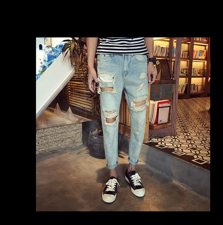 Jeans pour jeunesse pieds Slim BWXD pour été - Ref 1481587 Image 51