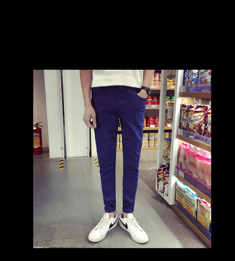 Jeans pour jeunesse pieds Slim pour Quatre saisons - Ref 1462805 Image 25
