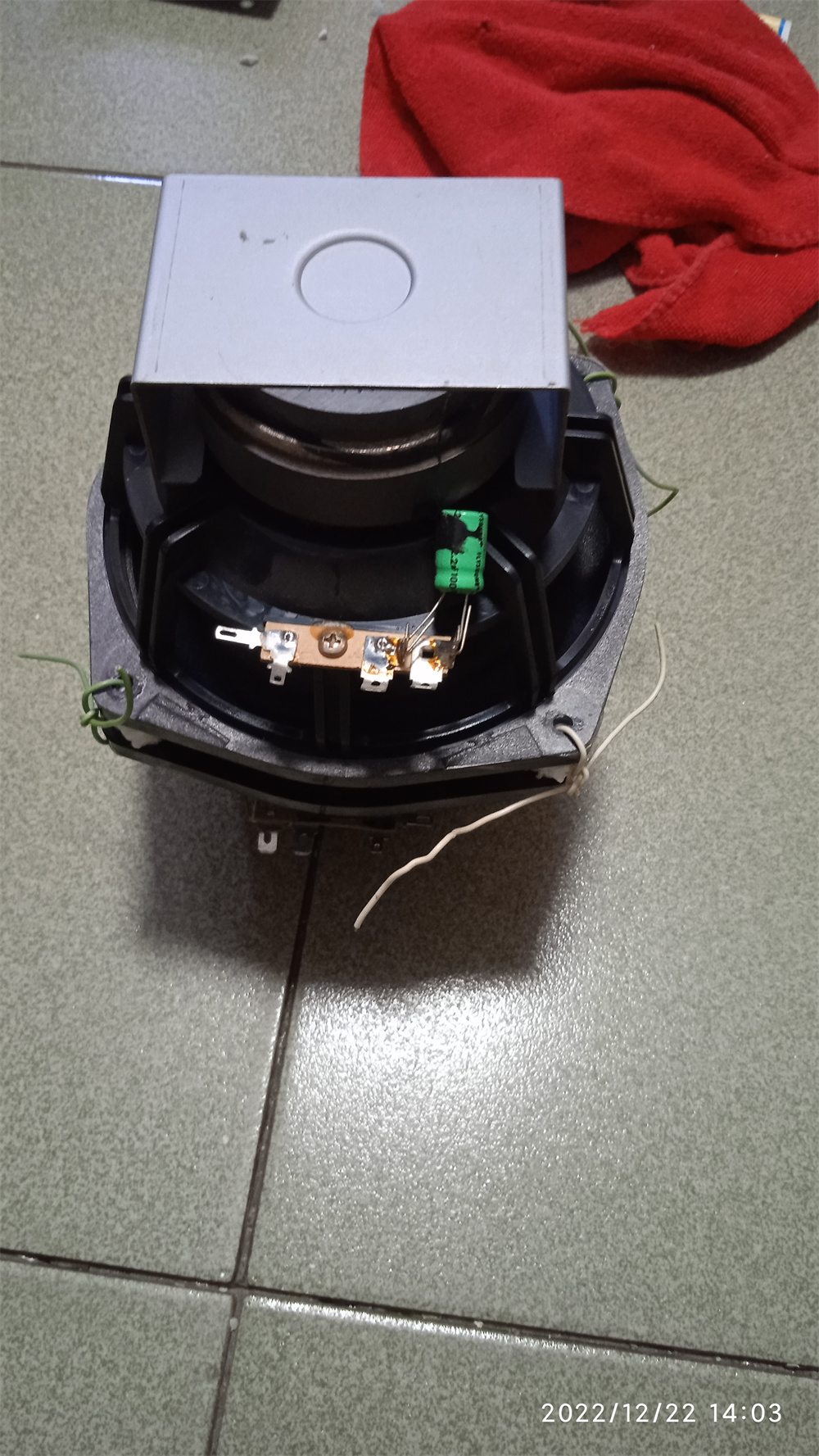 Aihua 520 Speaker unpacked with original loaded bass horn pair-Taobao