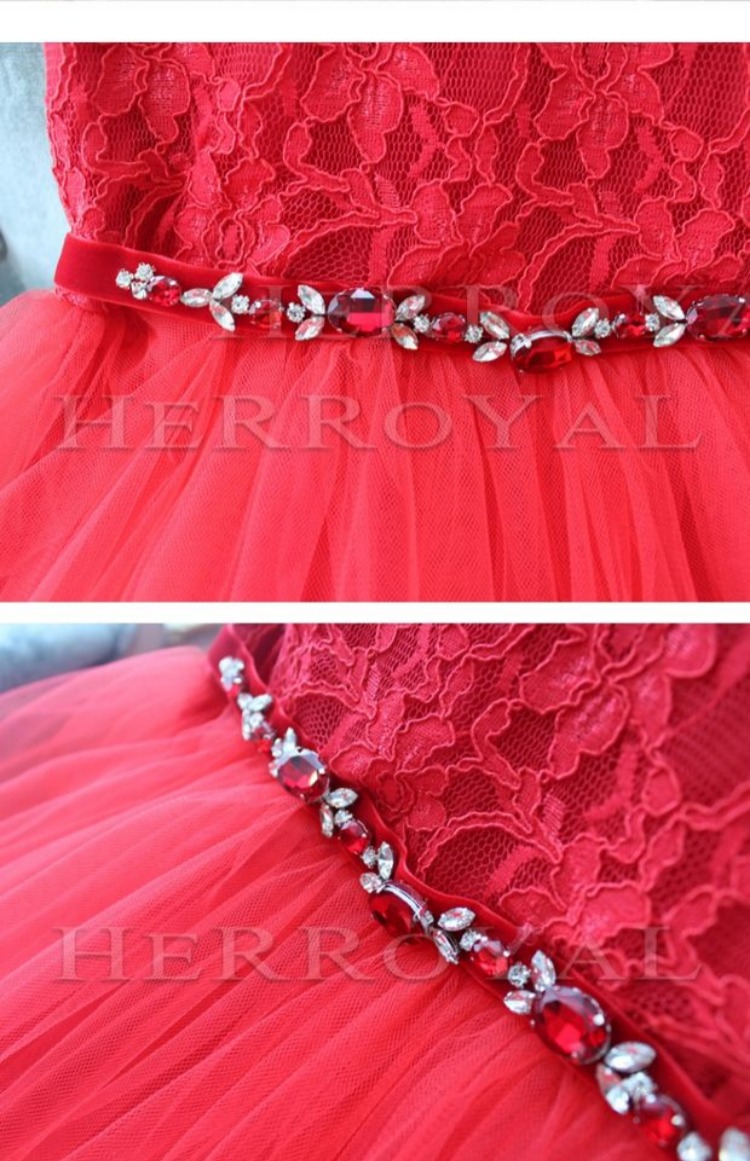 Đêm giao thừa HERROUAL 2018 Mùa thu và mùa đông Đầm ren cho bé gái Váy Váy cho con váy đi tiệc trẻ em đẹp
