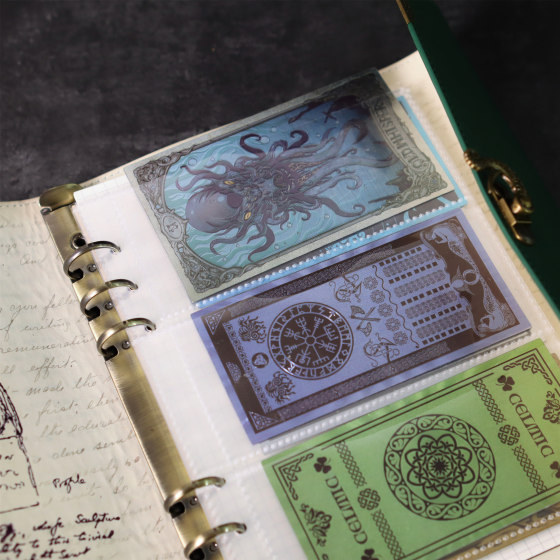 星之所在 克苏鲁手账本/书签收纳册 诡丽幻谭 手帐皮革活页笔记本