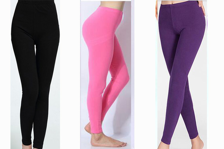 Pantalon collant jeunesse simple en coton - Ref 757383 Image 29