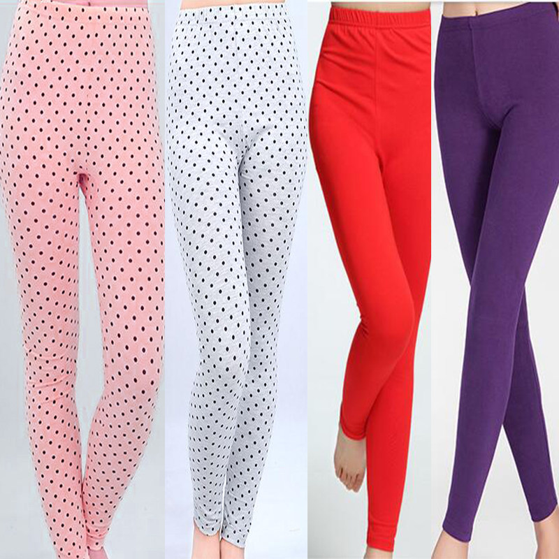 Pantalon collant jeunesse simple en coton - Ref 757383 Image 13