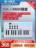 Портативная клавиатура, контроллер, музыкальные ударные инструменты, 25 клавиш, bluetooth