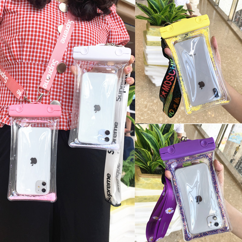 Suitable for Huawei mate30pro airbags flash powder Phone waterproof bag Apple Swimming diagonal satchel P40 sealing cover