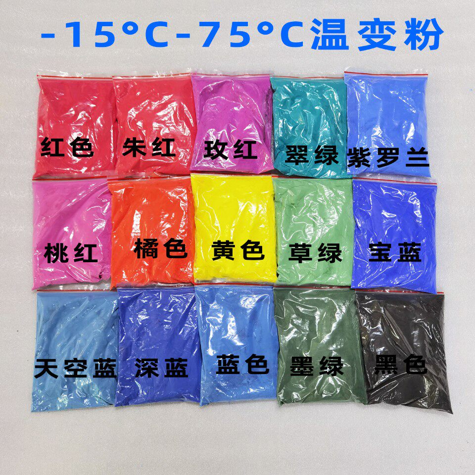 Catch-up discoloration powder 31 degrees with colour-changing colorless hands Warm Change Pink Mechia Clothing Injection-moulded Ceramic Temperature-controlled Powder