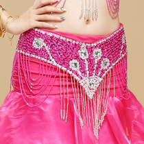 New belly dance costume Indian dance performance clothes belly dance waist chain gems waist seal F002