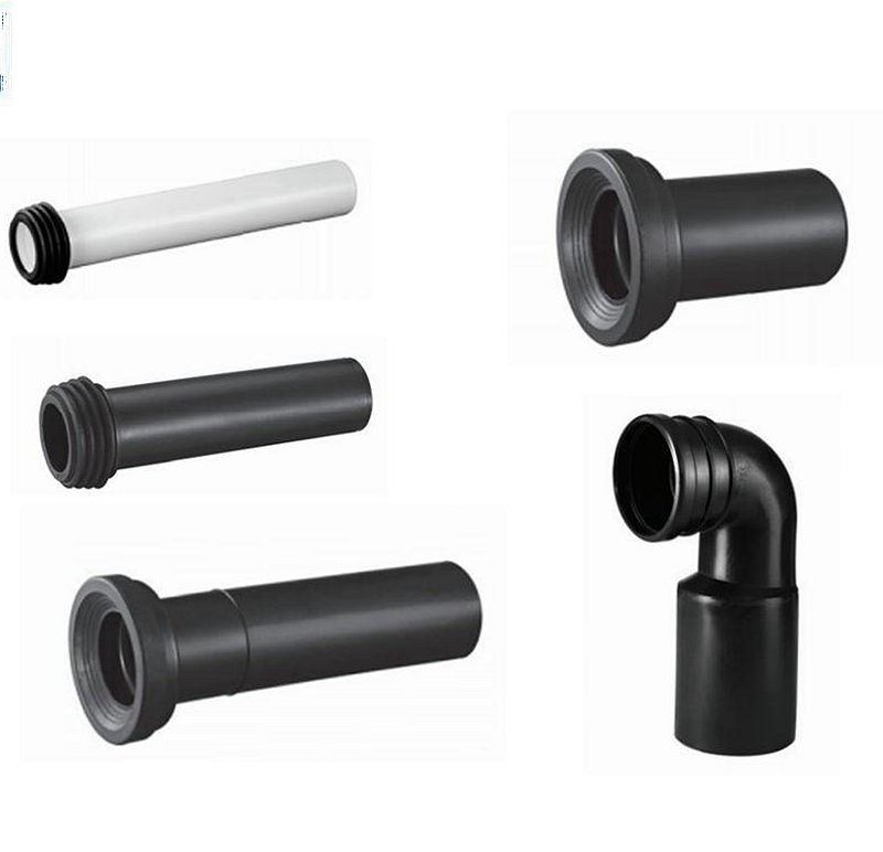 Wall-mounted hidden wall toilet wall toilet tank drain pipe flushing pipe outlet elbow fittings