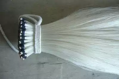 125g Natural Violin Bow Hair Natural Mongolian Ponytail Length 80-85cm