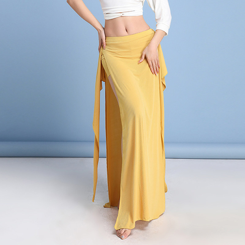 Belly dance skirt skirt skirt 2021 new spring summer dance costume women's practice dress long skirt Oriental dance hip scarf skirt