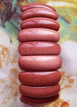 Brazilian natural cats eye gold sandstone literary retro wide hand row