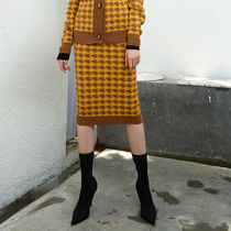 RoseLingLing Elegant Style Worsted Chiroe Wool Knitted Set Spring Women