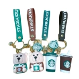 Starbucks, кофейный брелок, милая кукла для ключей, подвеска, украшение на сумку, с медвежатами