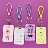 Мультяшный чехол для проездного и картхолдер для школьников, рабочая фигурка, брелок, защитный чехол