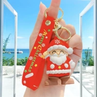 Кожаный шнурок для ключей Санта-Клауса. Пожалуйста, свяжитесь со службой поддержки клиентов, чтобы изменить цену.