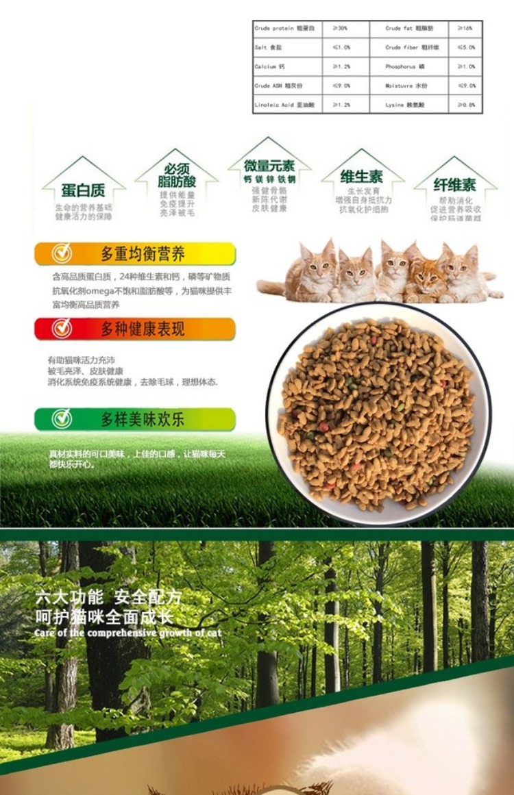 Thức ăn cho mèo tự nhiên 10 kg 5kg thuốc làm rụng lông đại dương sâu cá hương vật nuôi mèo con mèo trưởng thành mèo thức ăn ít muối - Cat Staples hạt royal canin