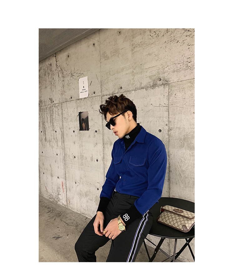 Mustache shop 2019 màu mới quần âu nam quần lọt khe phiên bản Hàn Quốc của xu hướng quần tây thẳng quần nam - Crop Jeans quần ngố nam