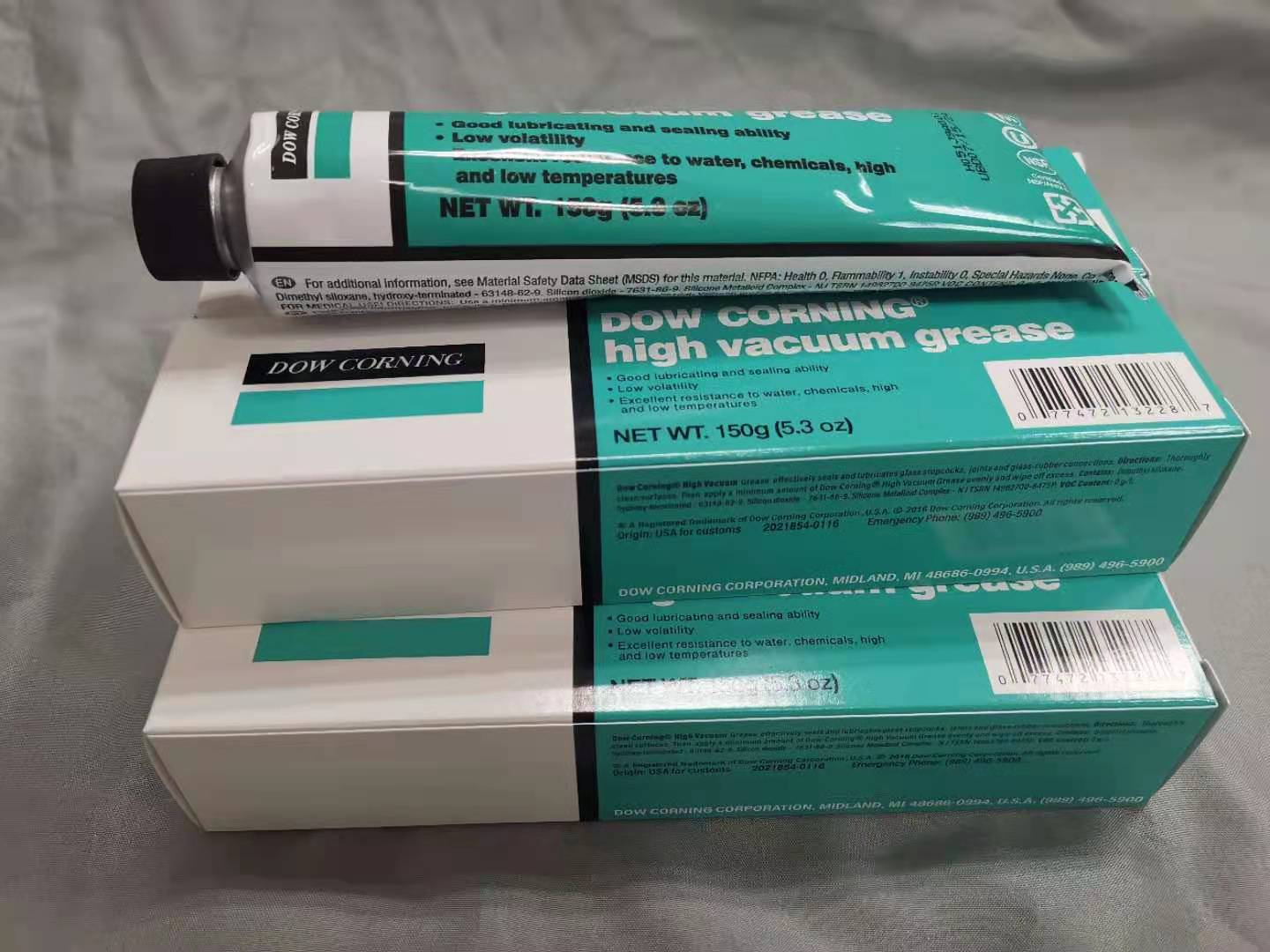DOW CORNING USA Dow Corning HVG High Vacuum Lubricant Seal Lipid Vacuum Silicone 976V 150G