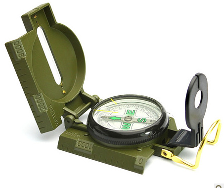 Alloy American Individual Compass North Needle Lens Compass