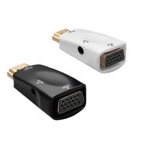HDMI to VGA boxed adapter hdmi to vga converter with audio male to female source manufacturer