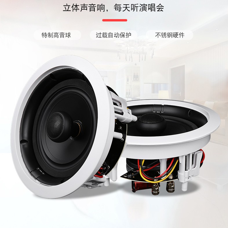 Whitway VX5-C VX6-C VX8-C VX8-C resistance coaxial suction top speaker ceiling sound embedded horn only-Taobao