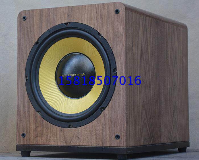 WhWeiwei SK12 K12 active low sound cannons DIY12 inch home black walnuts wood leather fever home theater gunners