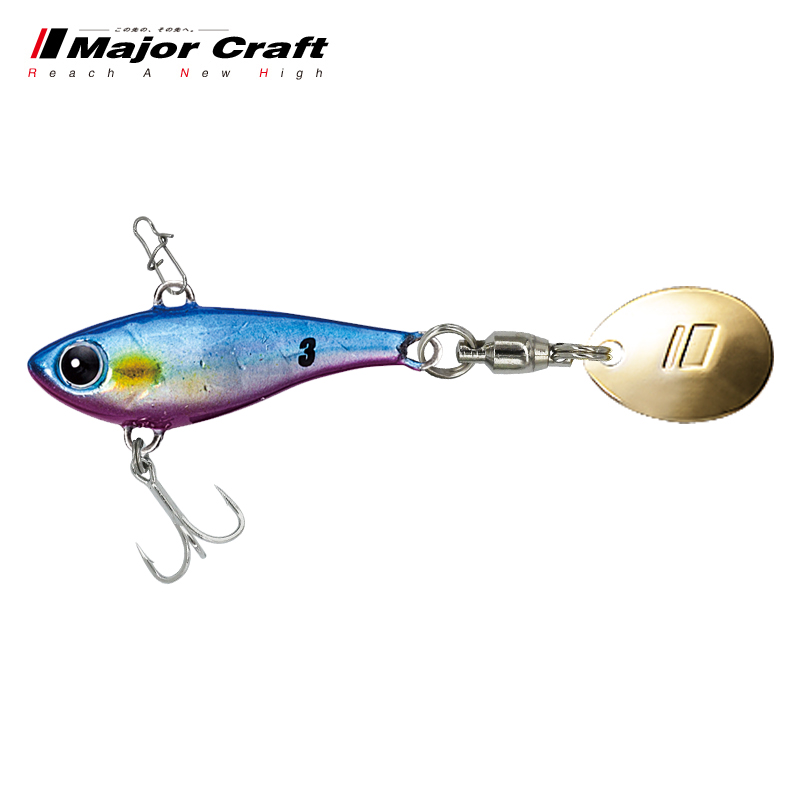 JPSPIN metal VIB Japan Horse card MajorCraft 3 gr 5 gr 7 gr sequin sheet Single hook Far