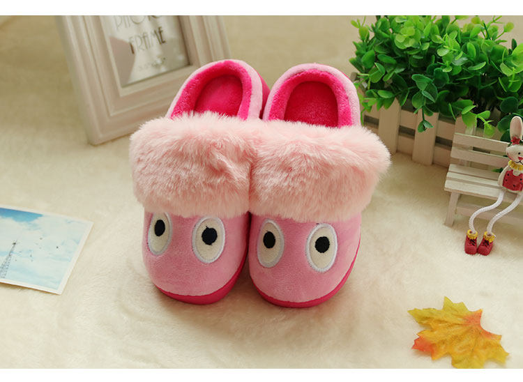 Pantoufles enfants en velours côtelé pour hiver - Ref 1033999 Image 17