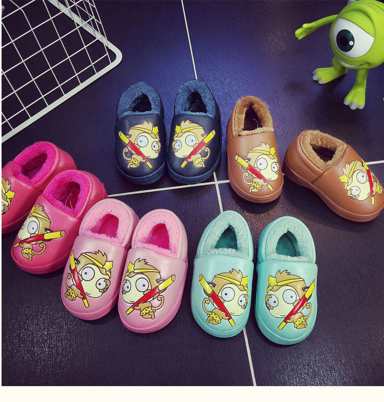 Chaussons enfants en autre pour hiver - semelle caoutchouc Wear - Ref 1031108 Image 13