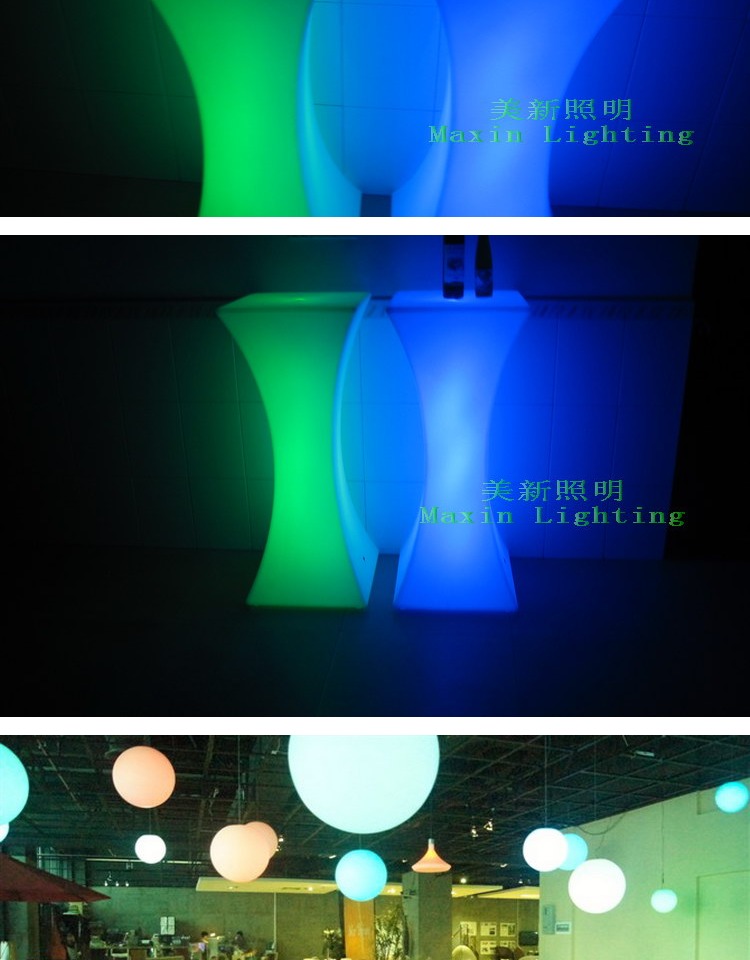 Sáng tạo châu Âu led sạc thanh ánh sáng thanh thời trang giải trí dạ quang ktv đồ nội thất bàn cocktail
