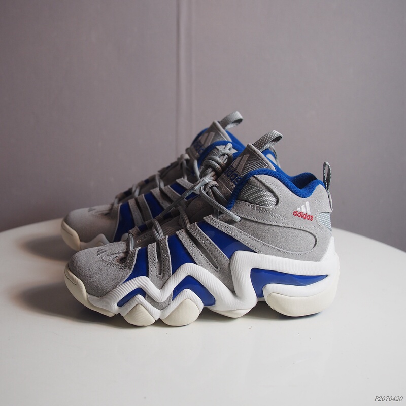 Adidas Crazy 8 Big Kids' High-Top Suede Retro Practical Wear-Resistant Basketball Shoes Id6190 Adidas Crazy 8 Big Kids' High-Top Suede Retro Practical Wear-Resistant Basketball Shoes Id6190