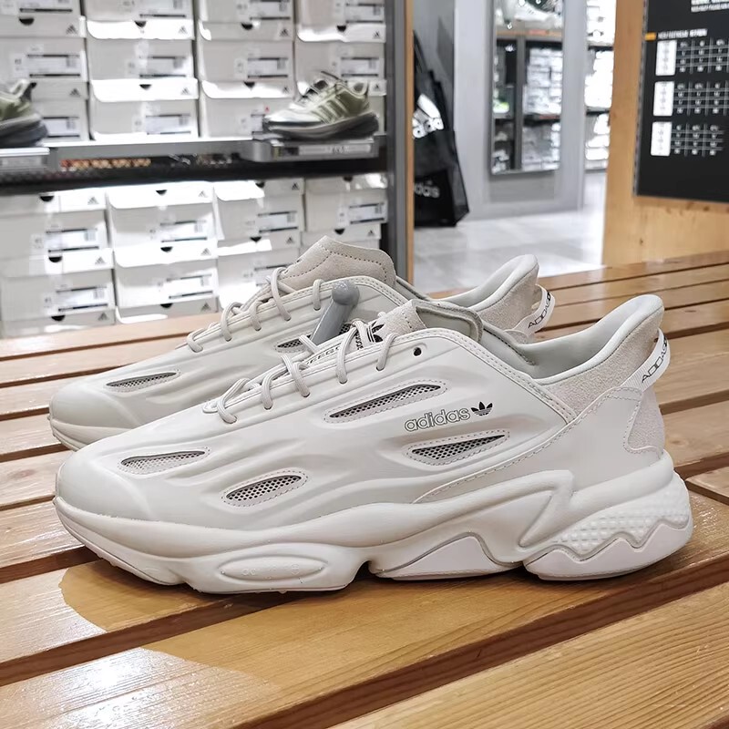 Adidas Trefoil Ozweego Celox Men's and Women's Low-Top Fashionable Shock-Absorbing Breathable Casual Shoes Gz5231
