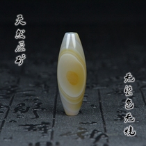 Tibets new modern ten-product Pearl nine-eye shale-entangled silk agate warring States Red Sky Eye chalcedony Buddha Beads pendant