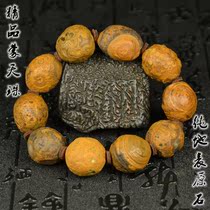 Tibet Tianzhu surface nine-eyed shale agate Warring States Red Sky Eye chalcedony Buddha Beads pendant
