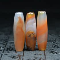 Tibet new specimens ancient method beads nine eyes shale agate warring States Red Sky Eye chalcedony Buddha beads