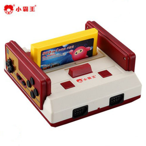 Xiaobawang game console red and white machine 4K HD TV 8-bit plug-in yellow card game console double handle Yanshan tank