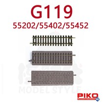 German PIKO Train Model 1 87 Accessories G119 Straight Rail 55202 Roadbed Track 55402 Roadbed 55452