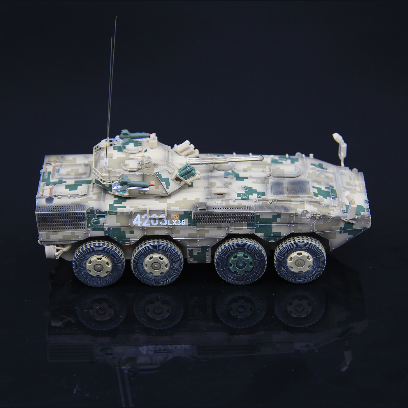 🔥军工模型收藏必备！UNISTAR 中国陆军ZBL08轮式步兵战车1/72🔥-坦克-淘宝好物网