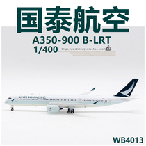Aviation WB4013 Cathay Pacific Airbus A350-900 B-LRT Alloy Aircraft Model 1 400