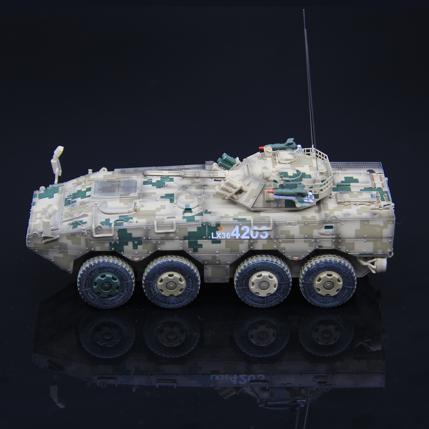 🔥军工模型收藏必备！UNISTAR 中国陆军ZBL08轮式步兵战车1/72🔥-坦克-淘宝好物网